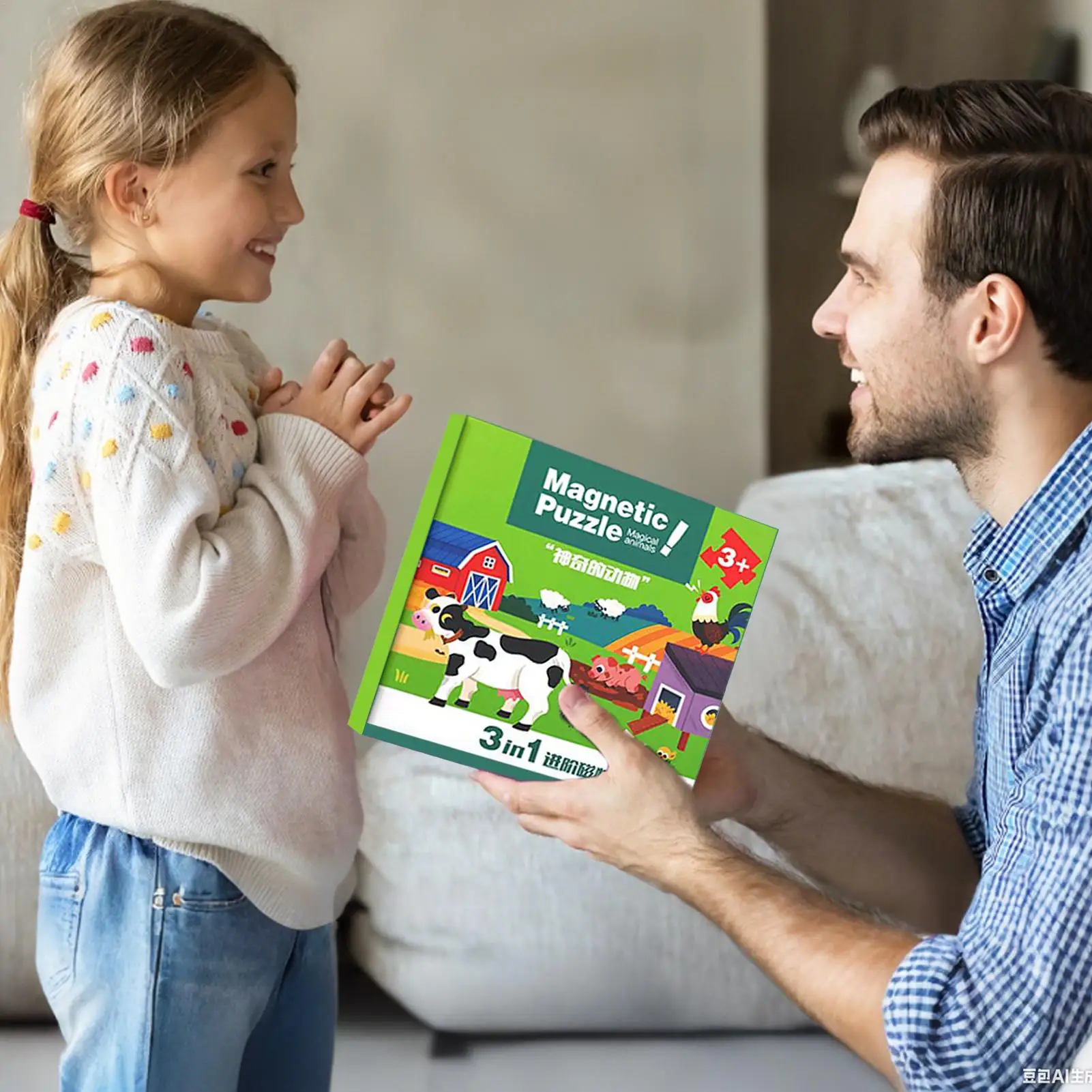 Rompecabezas de viaje magnéticos para niños de 2 a 6 años, juegos educativos de aprendizaje para preescolar, viaje por carretera, regalo de cumpleaños y Navidad