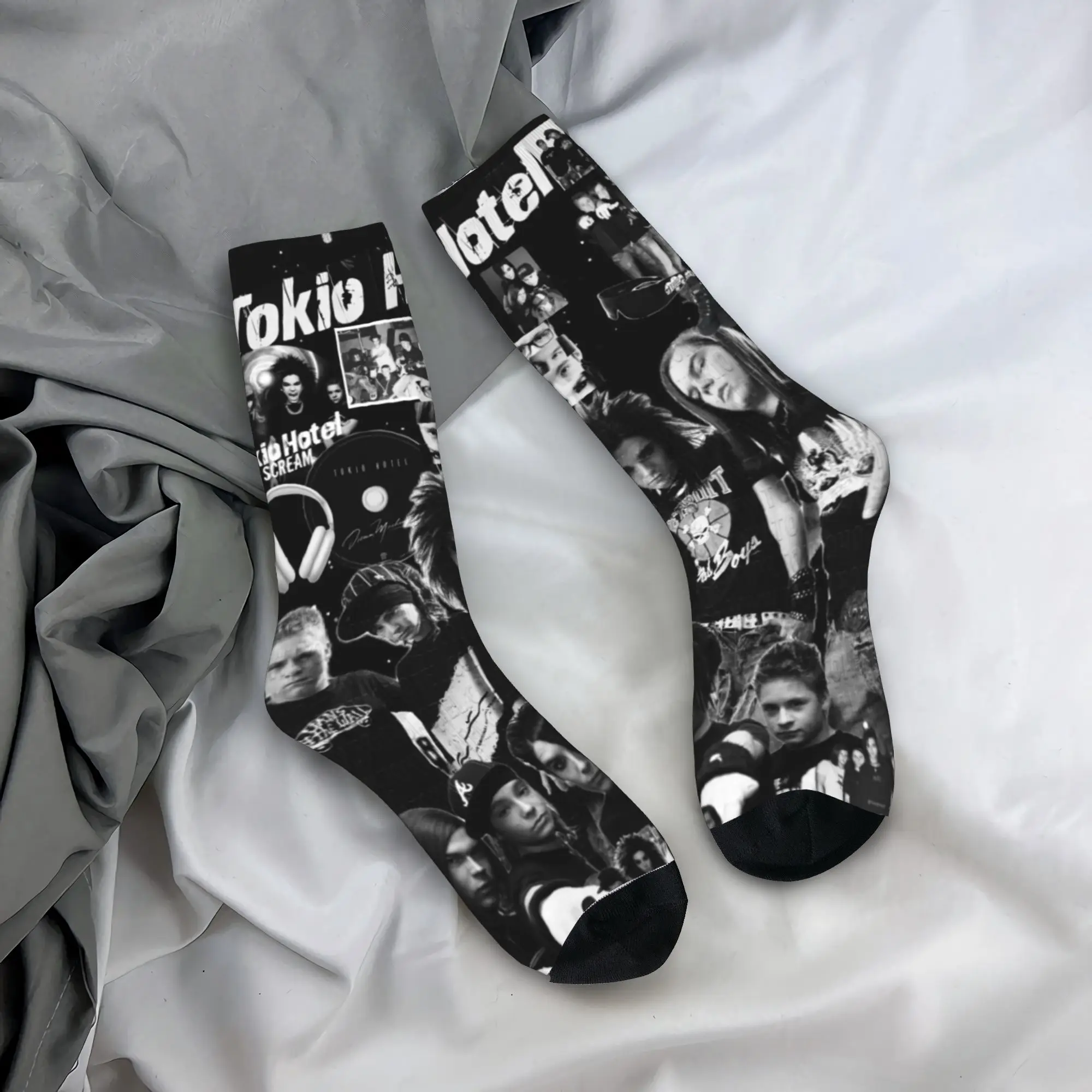 Men Women Tokio Hotel Band Rock Music Socks Non-slip Trendy  Socks Wonderful Gifts