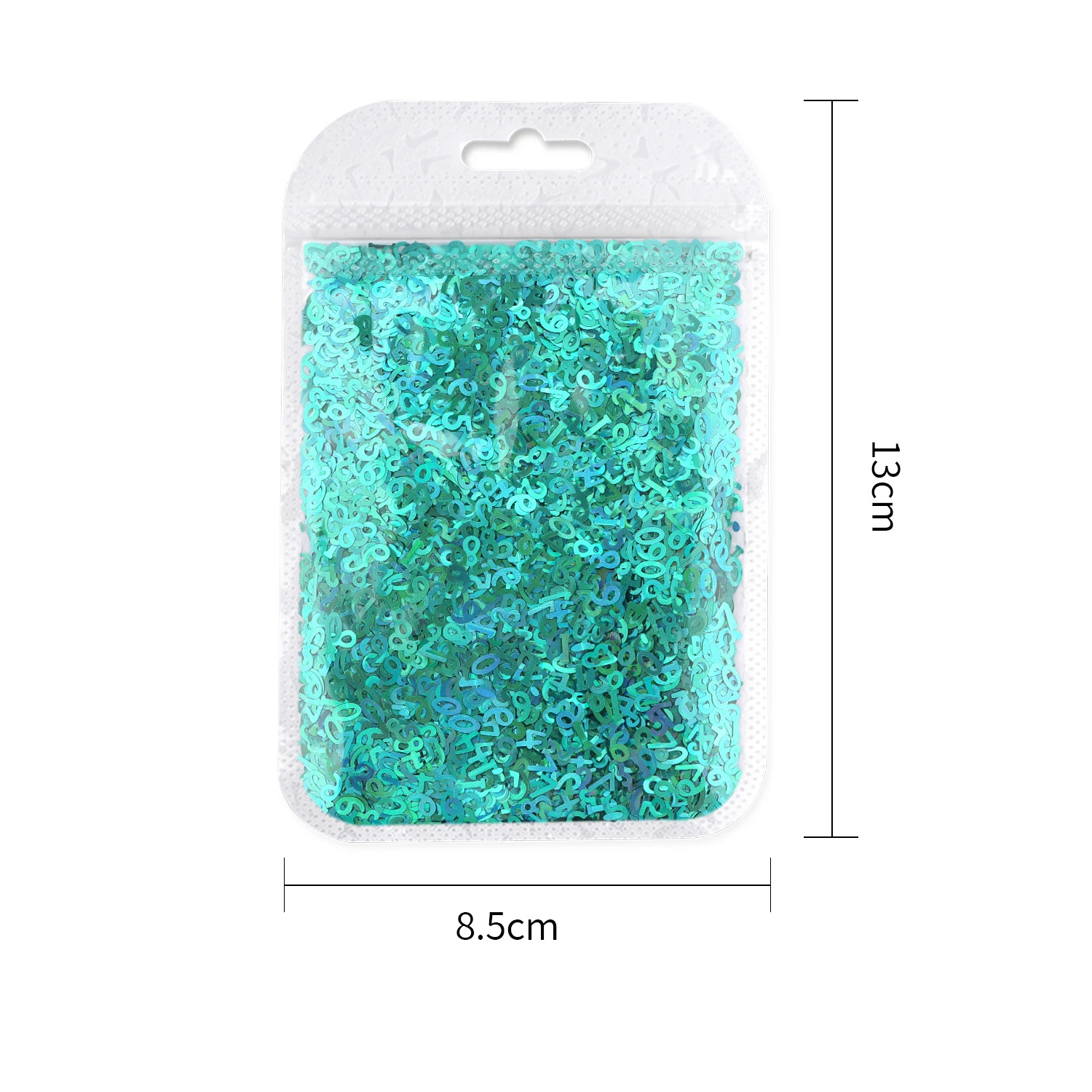 10 g/borsa olografica glitter paillettes numeri forme per resina epossidica laser glitter fiocchi decorazione unghie fai da te