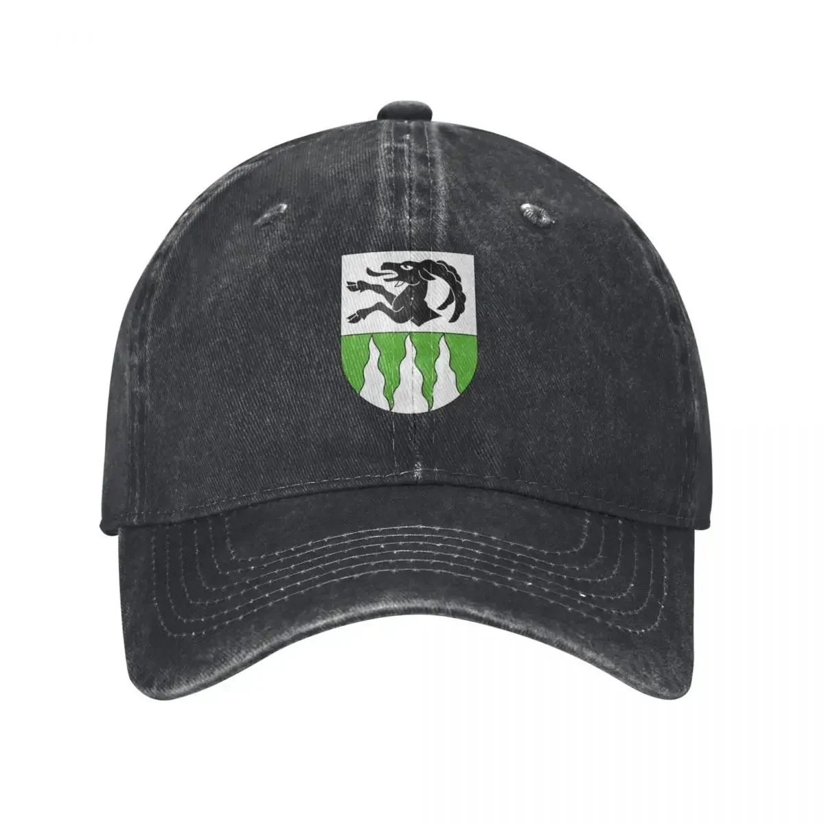 Coat of Arms of Lauterbrunnen, Switzerland Baseball Cap fishing hat Gentleman Hat Mens Hats Women's