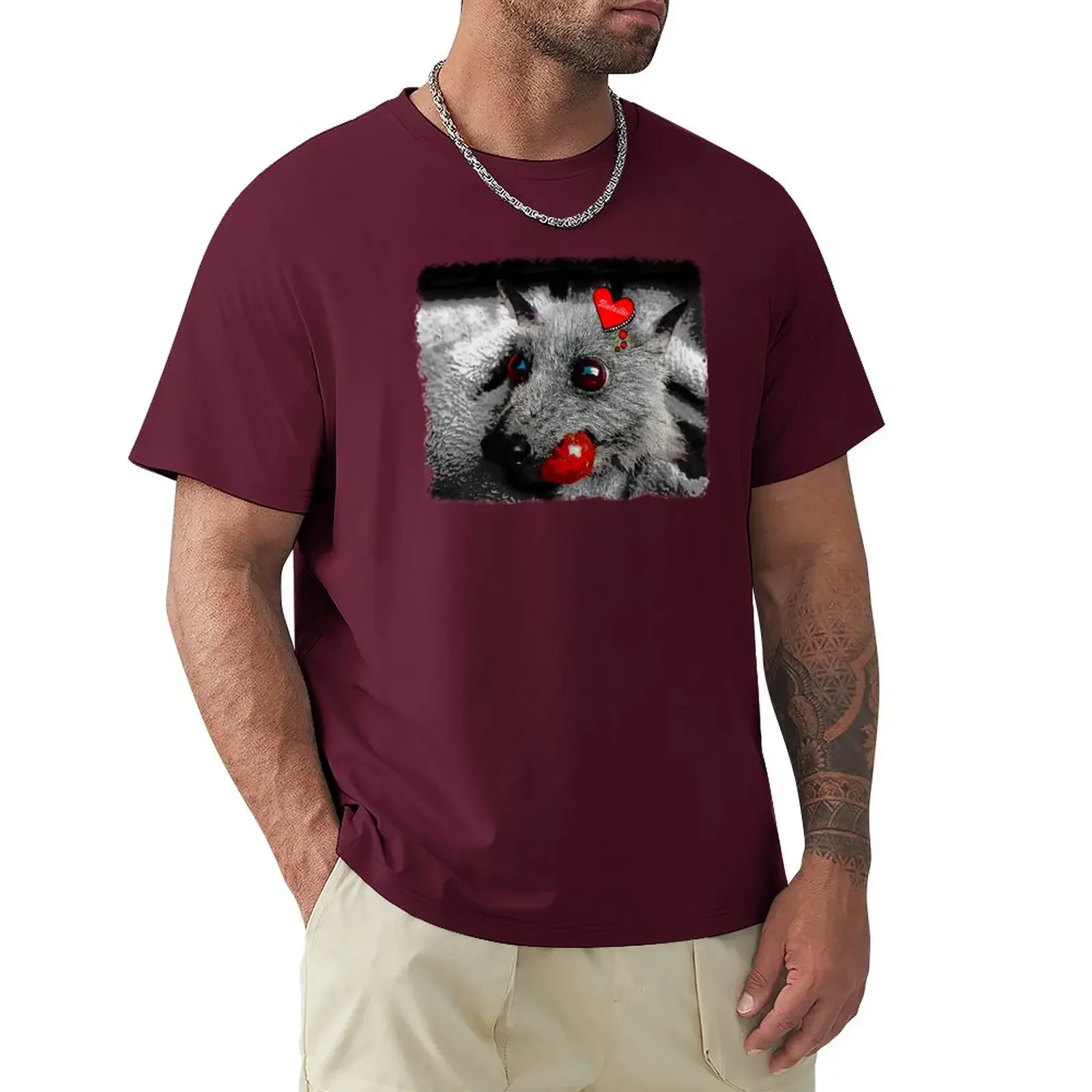 

Batzilla - Miss Coconut loves Batzilla's grapes T-Shirt anime vintage clothes summer clothes oversized t shirts for men