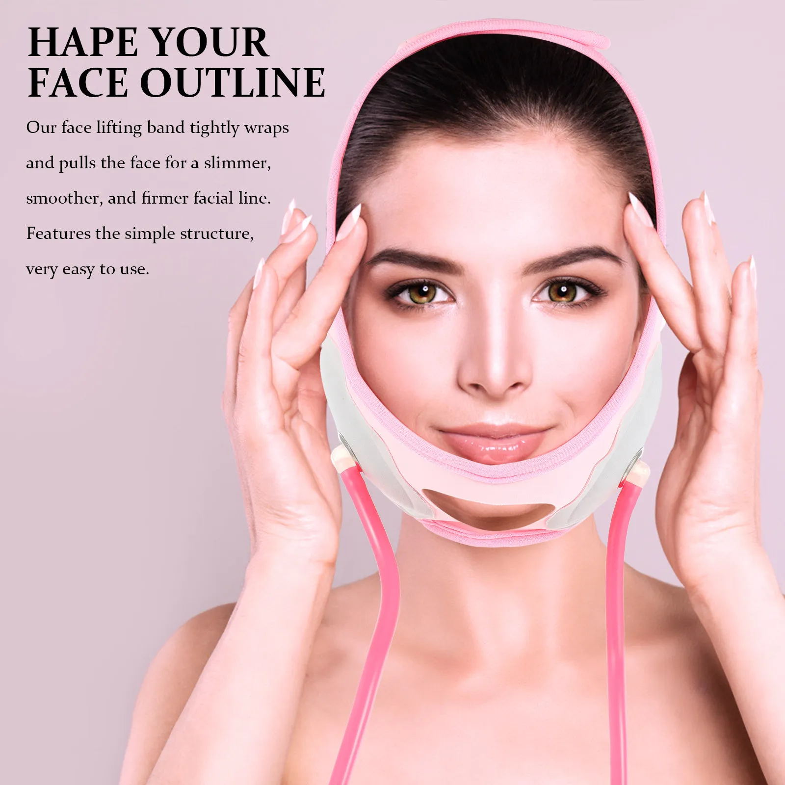 1Pcs Band Inflatable Adjustable Facial Slimming Mask Small Breathing Face Lifting Strap V Shape Chin Lift Beauty Tool