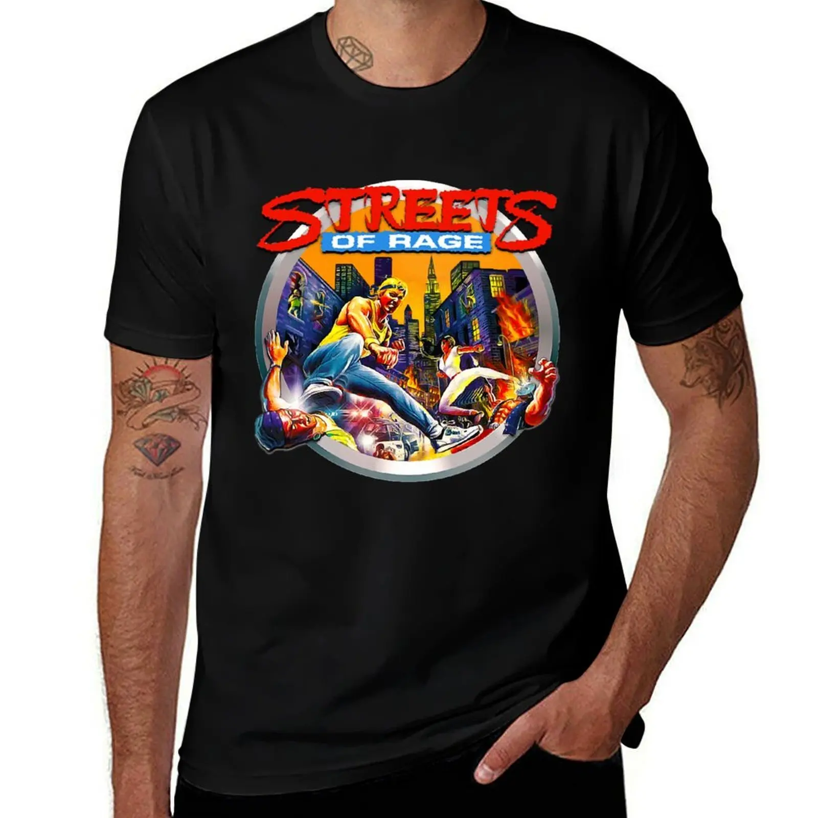 Vintage Photograp Streets Of Rage Awesome For Music Fan T-Shirt man t shirts high quality luxury brand T-Shirt