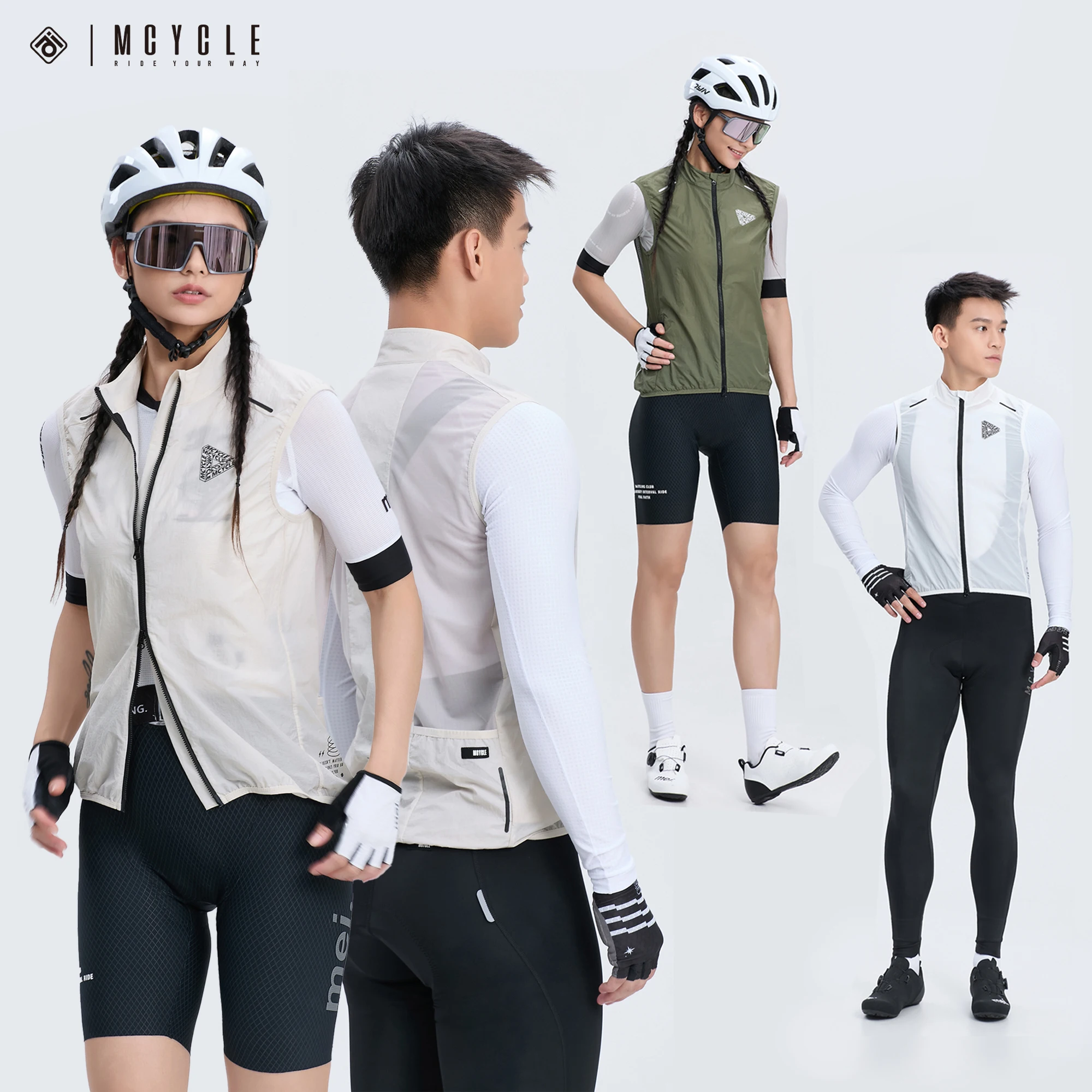 Mcycle Unisex Lightweight Soft Shell Sportswear Super Windproof Quick Dry Bike Vest Sleeveless Windbreaker Outdoor Cycling Vest