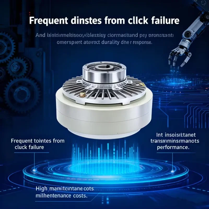 High Torque Magnetic Powder Clutch 5kg - Energy Efficient Steel Clutch for Small Engine CE Certified, OEM