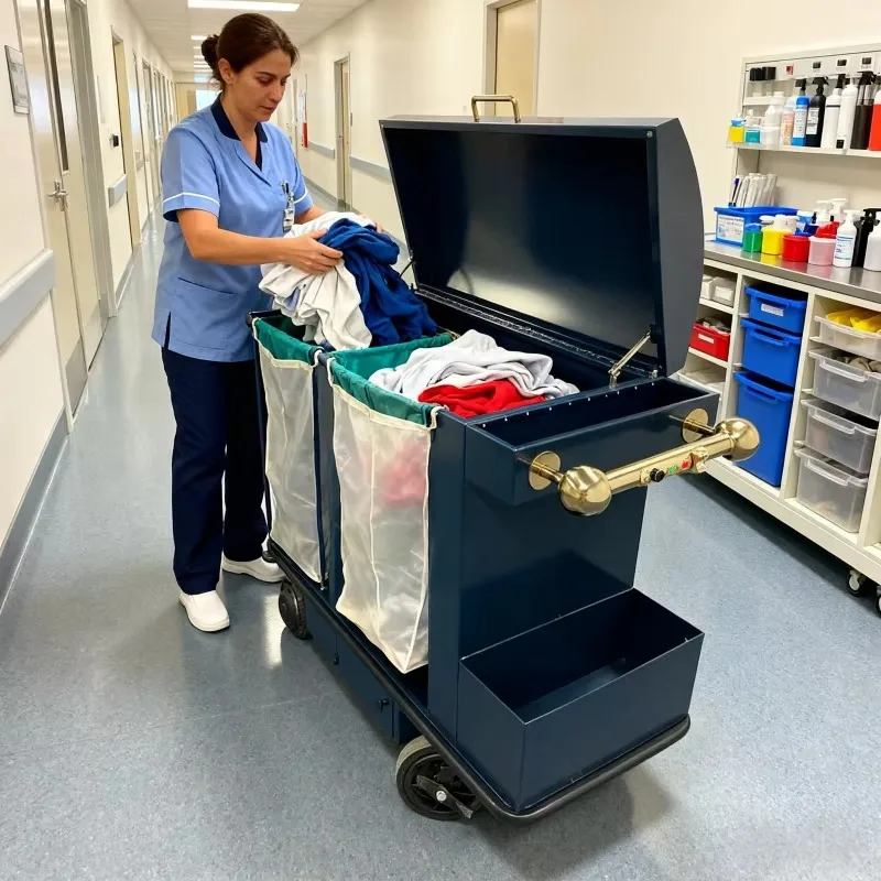 

Medical Grade Electric Cleaning Trolley Hospital Waste Electric Trolley for Hospital Infection Control