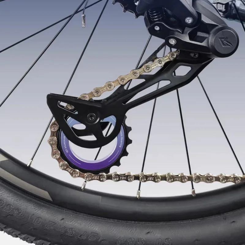 

18T Полое колесо-ролик заднего переключателя с керамическим подшипником, 9, 10, 11, 12 скоростей, двухцветное оксидирование, для R8000 7000, запчасти для велосипедов, улучшенная версия