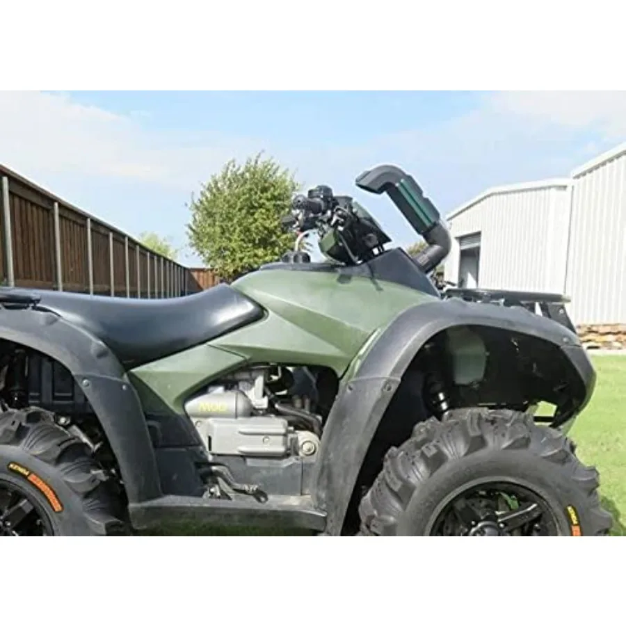 

ATV snorkel kit for Honda Rincon 650/680 2003-2023:durable polyethylene, black, ensures clean air intake for off-road use