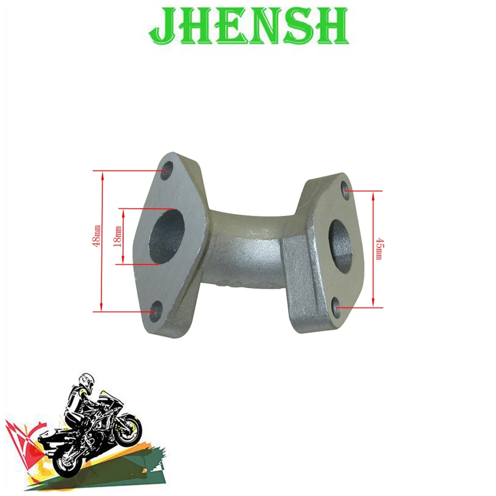 JHENSH 18mm Inlet Manifold Intake Pipe For Z50 Mini Trial Monkey Bike