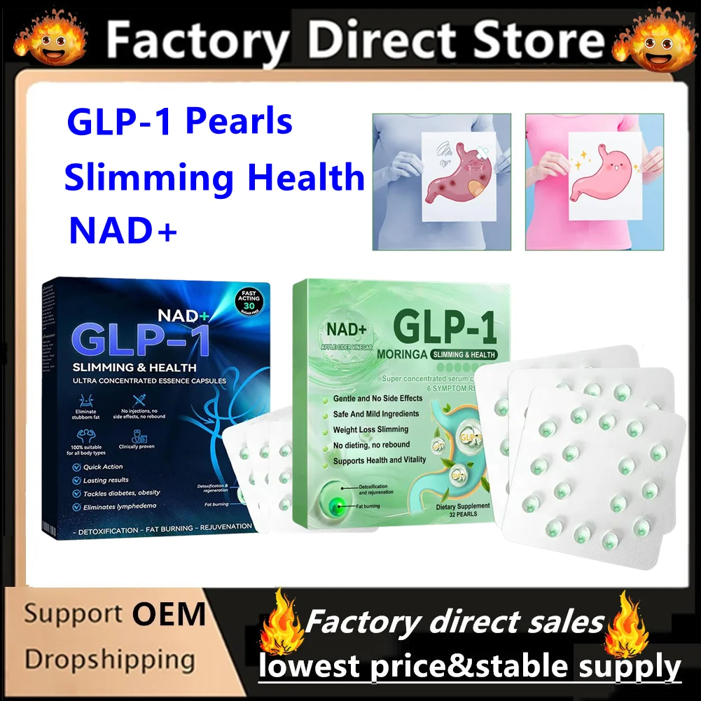 GLP-1 Slimming Health Pearls NAD+ Ultra Concentrated Essence liquid Improve Metabolism Fats Burning Addressing Obesitys