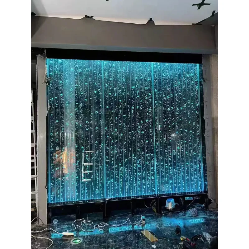 custom.Personalized Whiskey Wine Shelf Fountain Indoor Home Decor LED Lights Outdoor