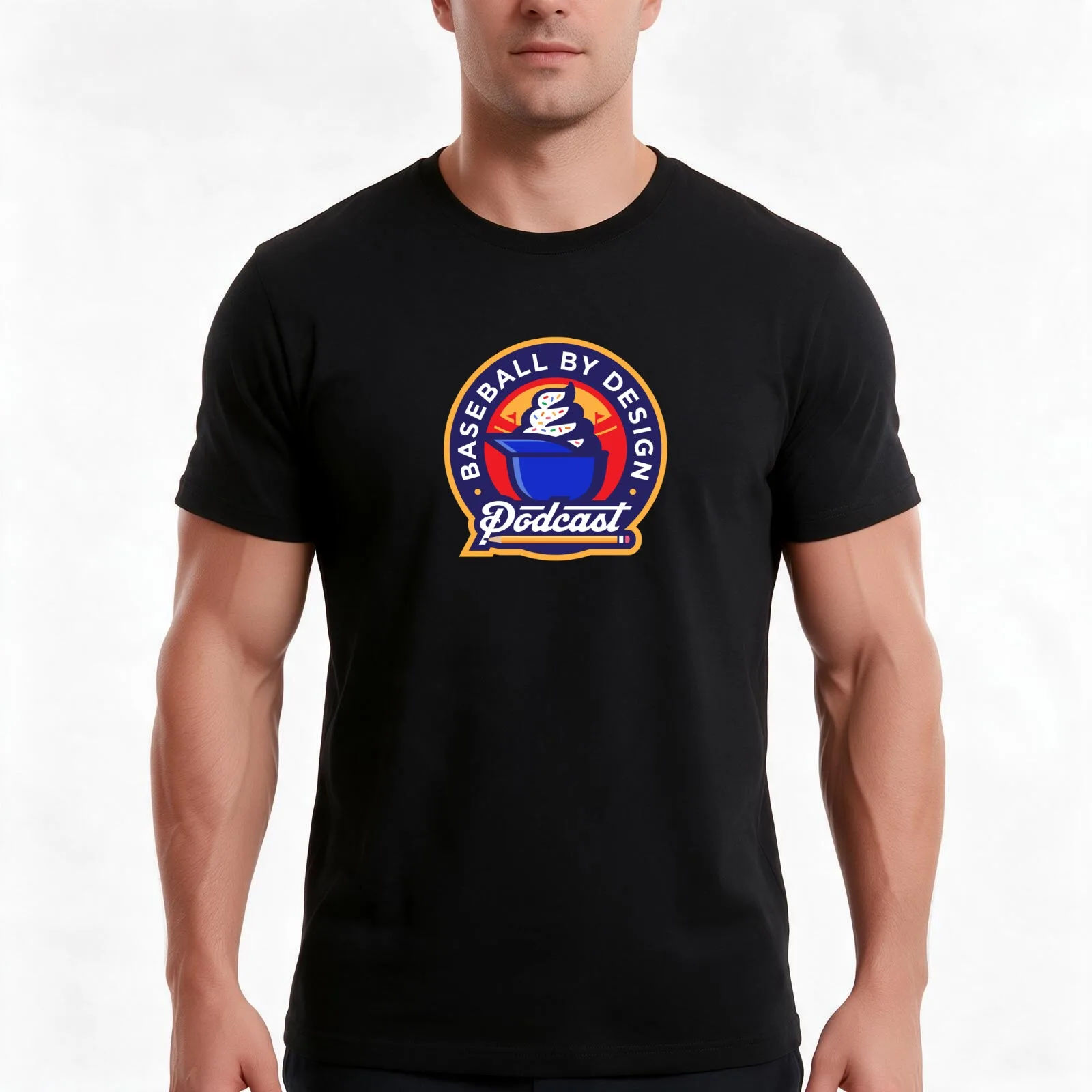Baseball By Design Podcast T-Shirt Summer Casual Cotton Tee Oversized Streetwear Tops Vintage Graphic Print Unisex Men Women