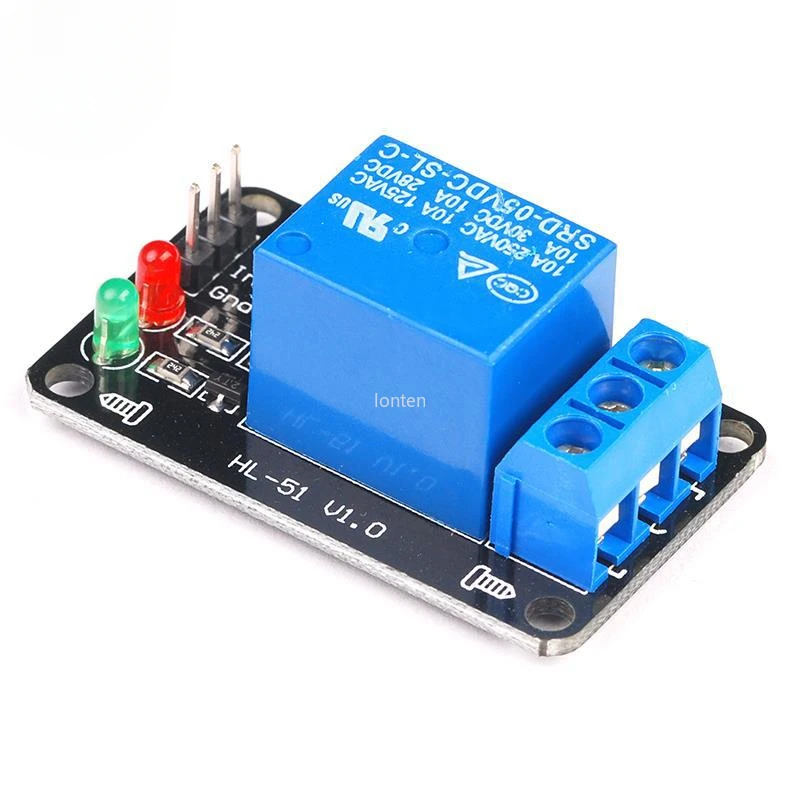 60 pcs/pack 1 Relay Module 5V One Relay Drive Module, Single Chip Control Board