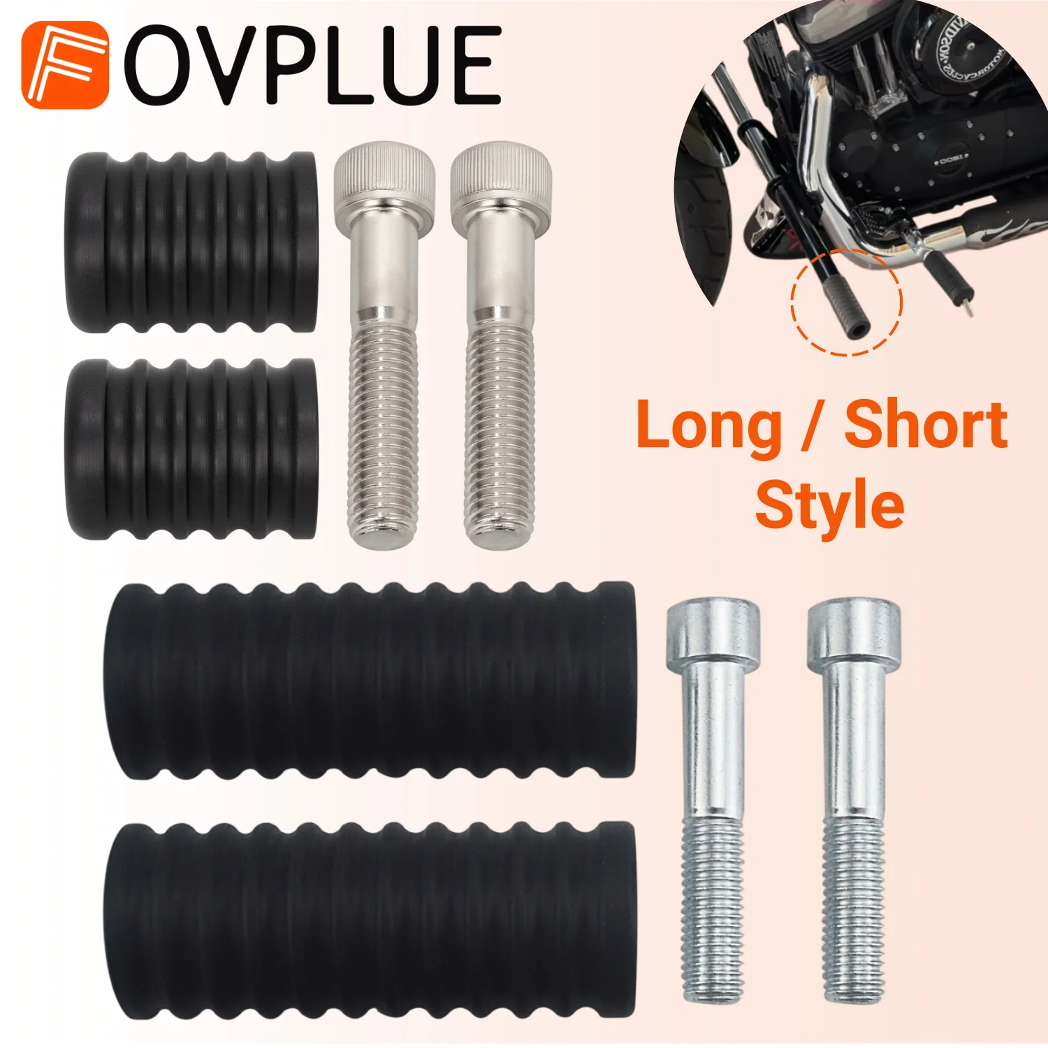 Motorcycle Accessories Crash Bar Frame Slider ABS For Harley Softail Low Rider S FXLRS Street Bob 114 FXBB Super Glide 2018-2026