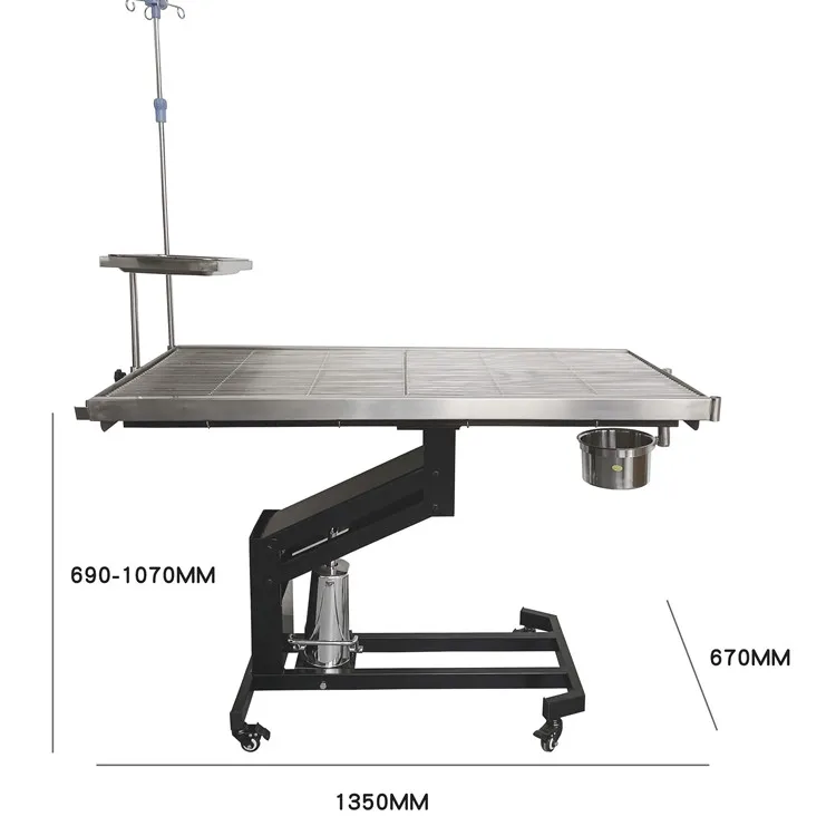 Weterynarz operacja elektrycznego stołu chirurgicznego stół operacyjny weterynaryjny dla zwierząt chirurgicznych badanie stołu dla pana młodego