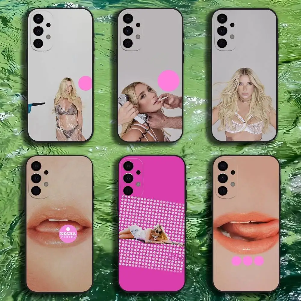 

K-Kesha P-Period Phone Case For Samsung S25,S24,S21,S22,S23,S30,Ultra,S20,Plus,Fe,Lite,Note,10,9,5G Black Cover