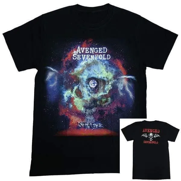Stage Avenged Sevenfold Band Graphic T-Shirt Cotton Men Women Streetwear Tee