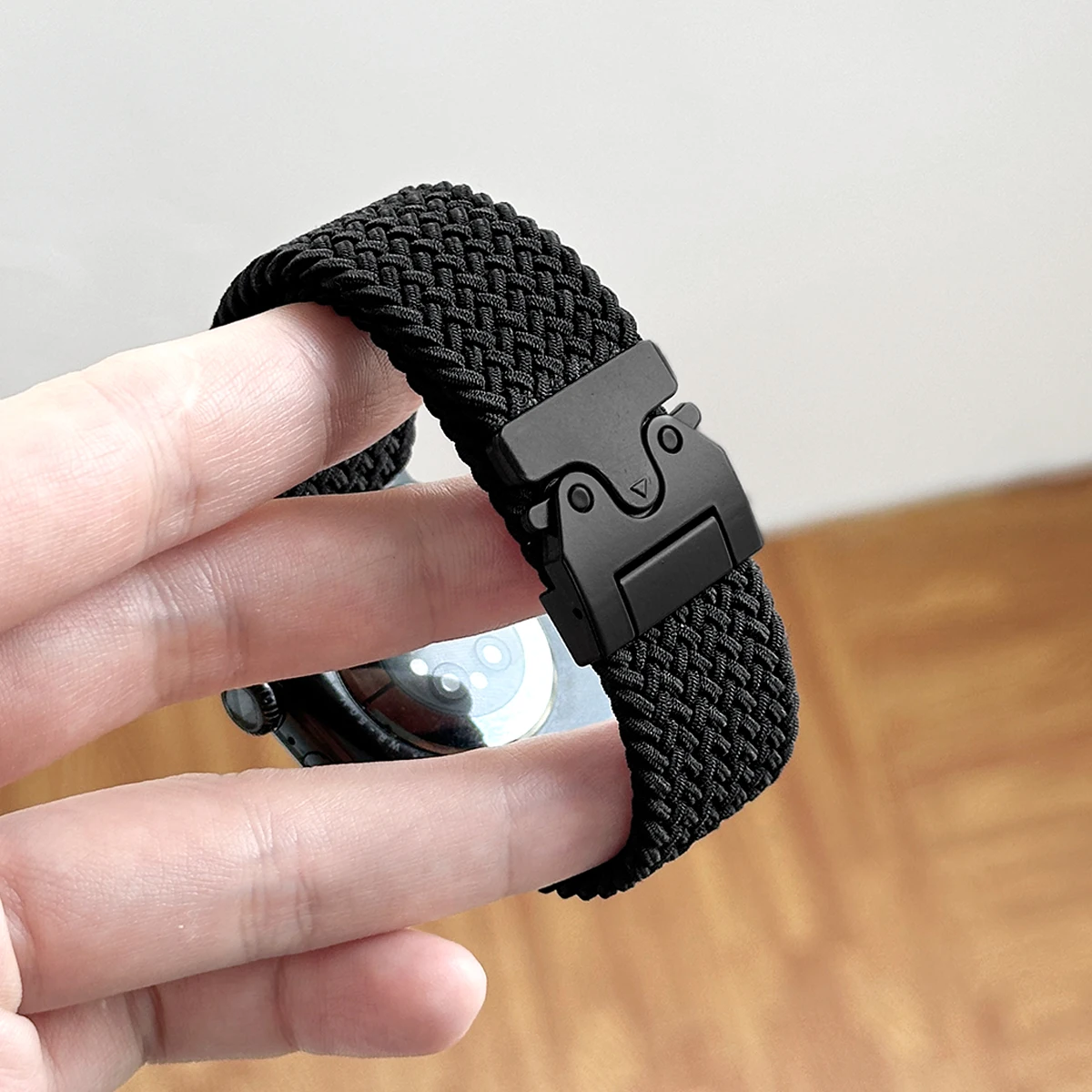 المظلة مشبك حزام لساعة أبل 10 الفرقة 46 مللي متر 44 45 42 40 41 مللي متر الترا 2 49 مللي متر مضفر سولو حلقة iwatch سلسلة 9 SE 8 7 6 5 4 #1