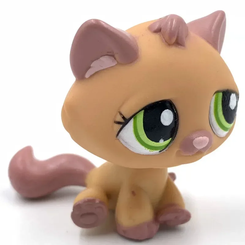 Raro littlest pet shop brinquedo stands cabelo curto gato original gatinho husky filhote de cachorro raposa bonito animal velho bobble cabeça brinquedo lps