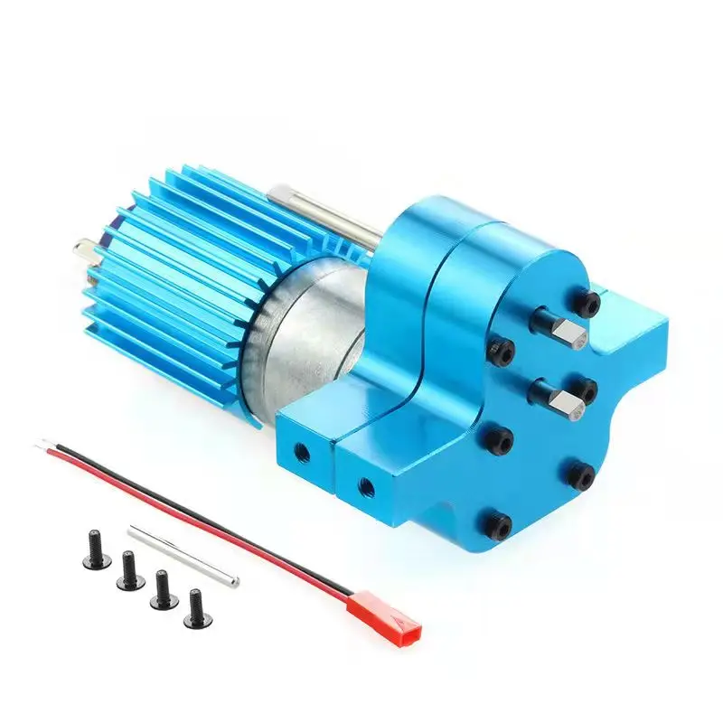 Metall-Transfergetriebe mit 370-Bürstenmotor für WPL B14 B16 B24 B36 C14 C24 JJRC Q60 MN D90 MN99S MN91 Geschwindigkeitsänderung aktualisiert