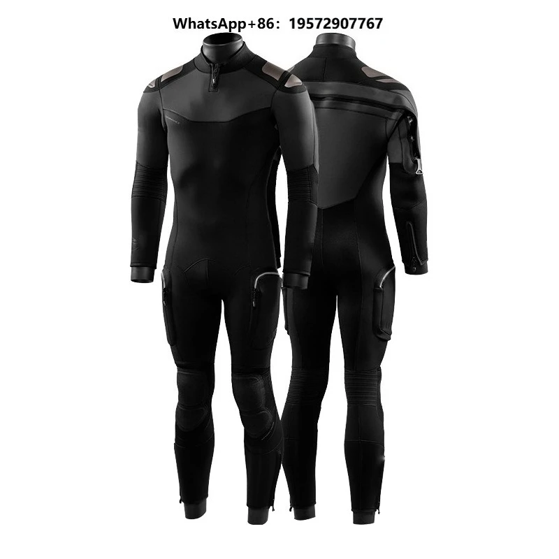 Manufacturer Direct Shipping 2026 Neoprene Fabric Wet Suit Full Length Long Sleeves 3mm 5mm 7mm Thickness Man's Customized Logo