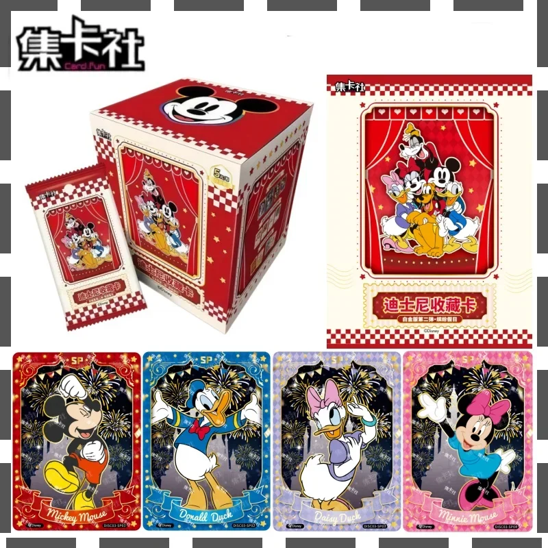 Card.Fun Disney Mickey and Friends Collectible Trading Cards Colorful Character Artwork for Fans and Card Collectors