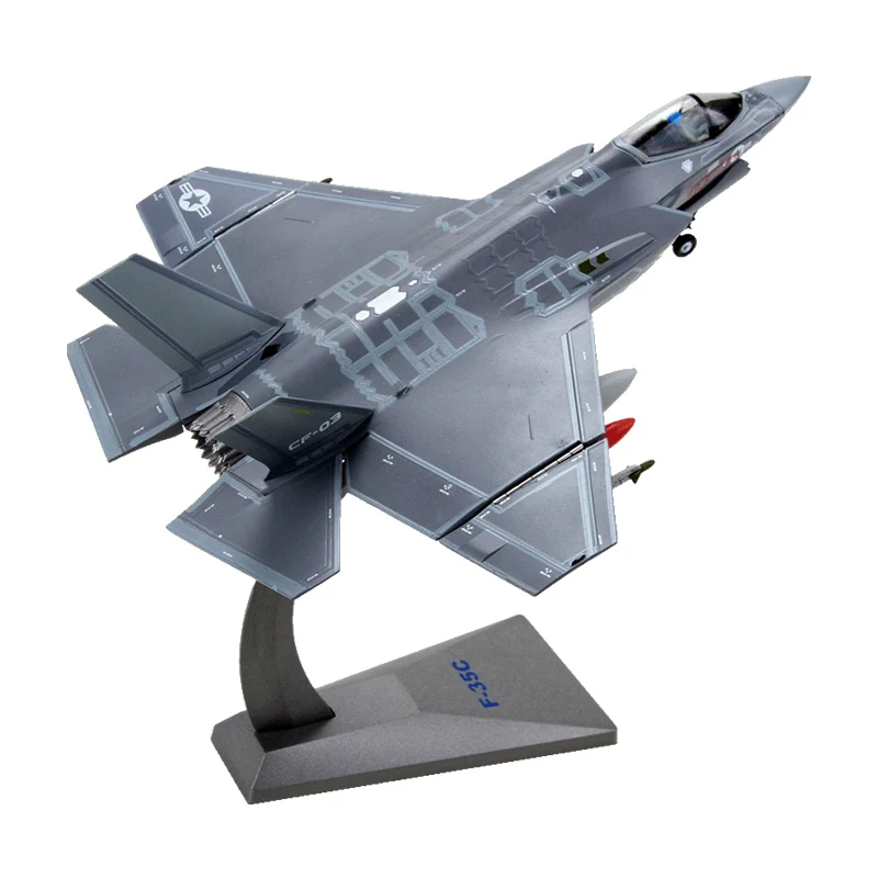 Terbo 1:72 Model Aircraft F35 Fighter F-35 Stealth Aircraft Alloy Plastic Material Static Ornament Finished Product