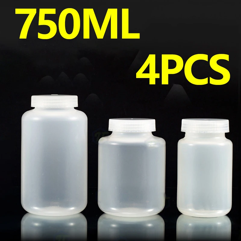 

4 pieces low-speed centrifuge bottle 750ml centrifuge cup sampling bottle pp material experimental consumables
