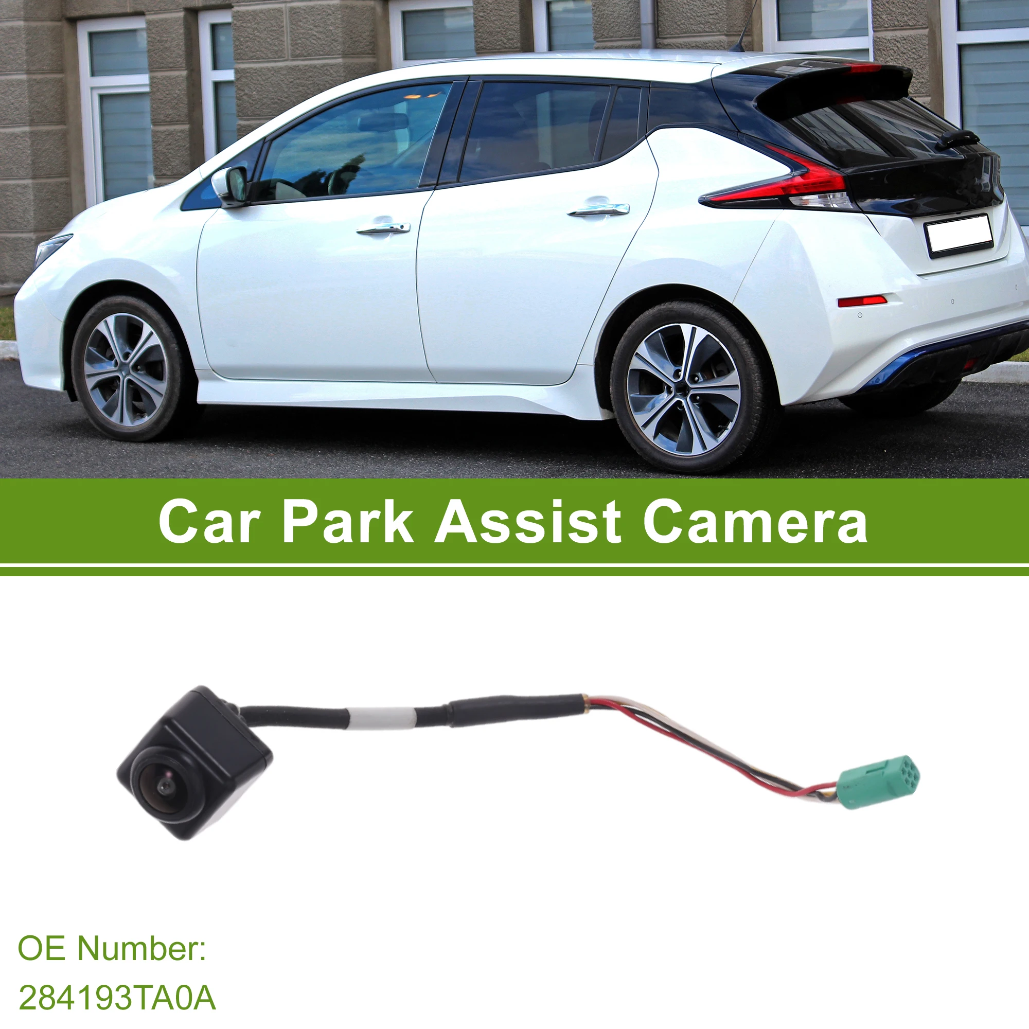 UXCELL Car Park Assist Camera Rear View Backup Reverse Camera for Nissan Leaf 2018-2020 No.284193TA0A 1Pc