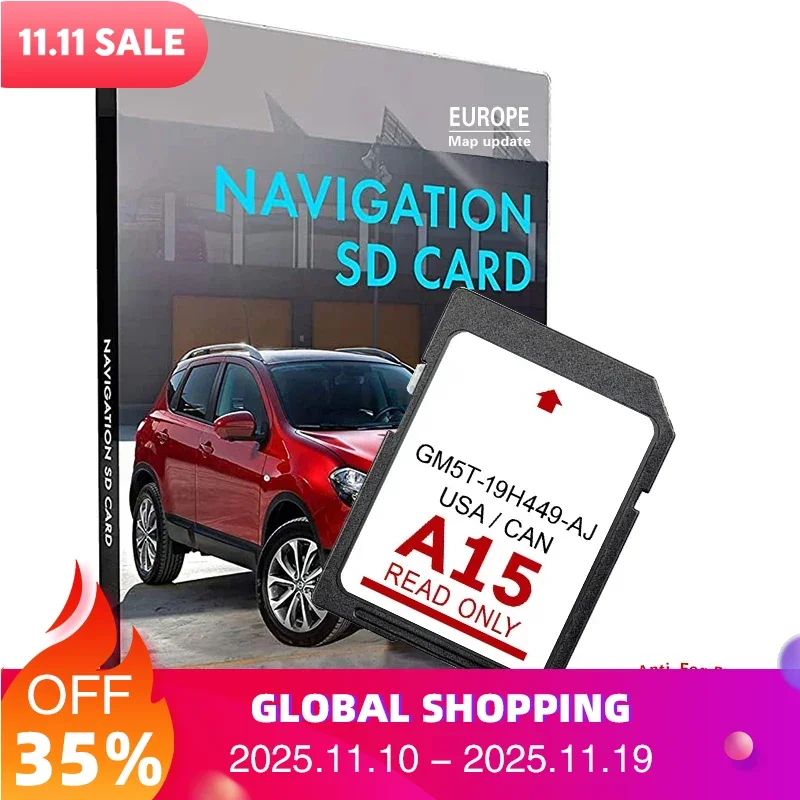 

2024 Sync2 for Ford Focus C-Max Flex A15 Navigation SD Card Cover USA Canada Mexico Sat Nav with Anti Fog Reaview Stickers