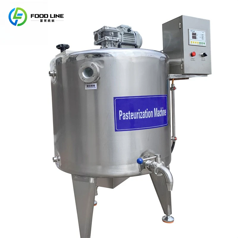 100L 200L 300L 500L 1000L 2000L 5000L 10ton Pasteurization Tank Pasteurizer Machine for Milk Customizable