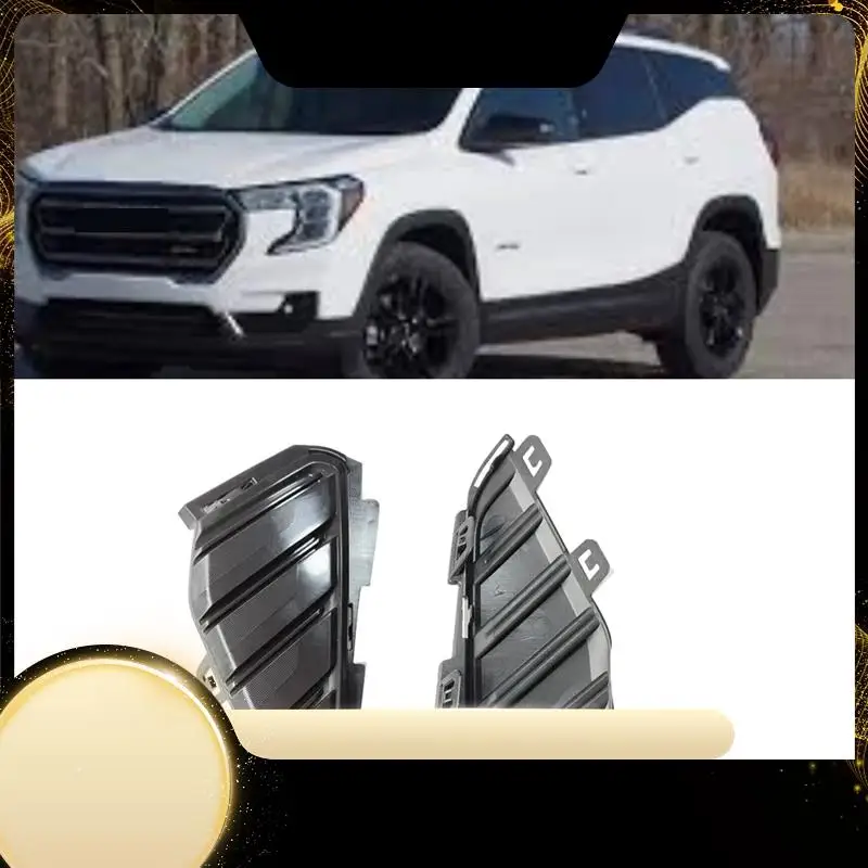 

Car Front Fog Light Cover Without Holes For GMC Terrain 2018-2021 23394896 23394897 Fog Light Bezel Trim-A74F