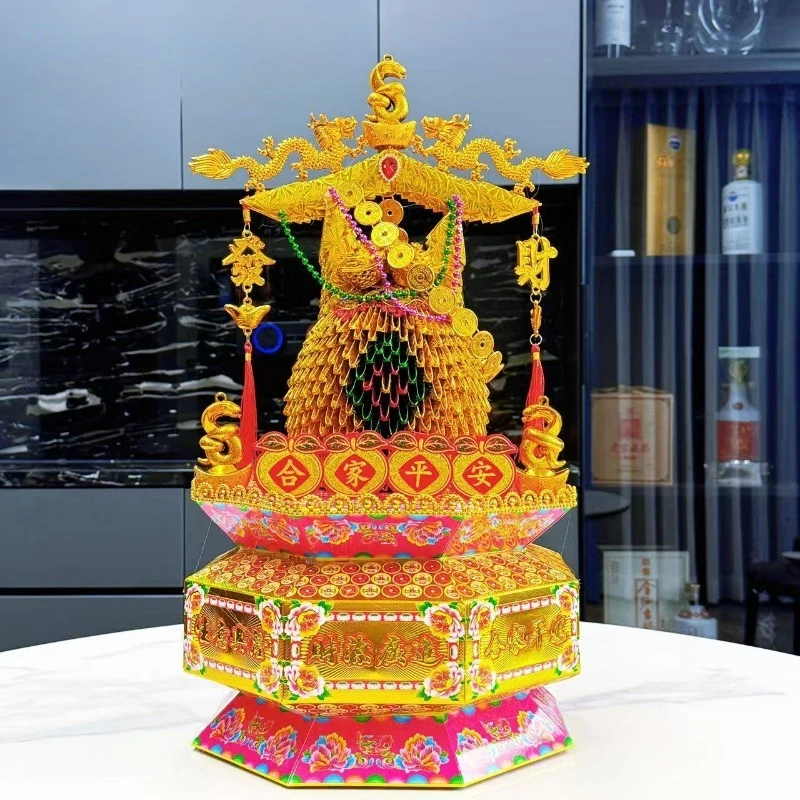 Mid-Autumn Festival folding tower material package, Year of the Snake bucket