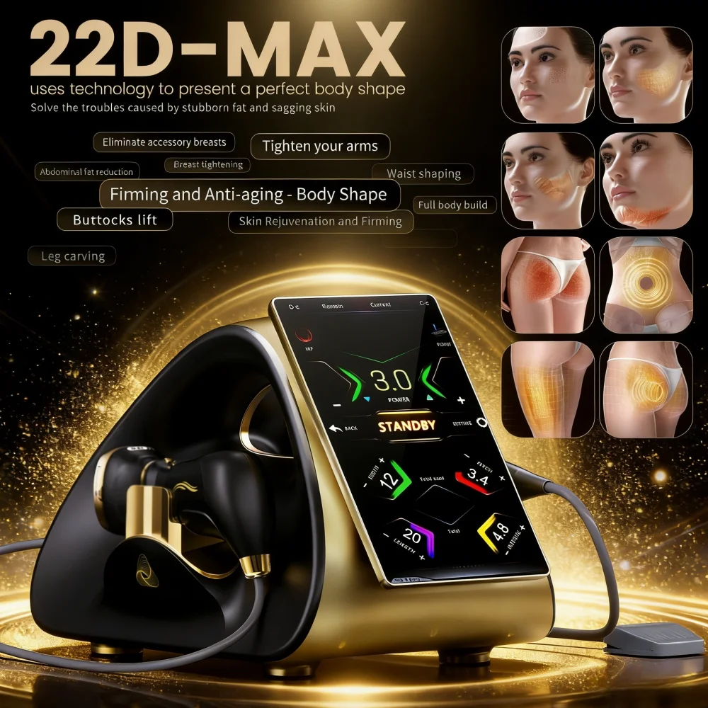 

The Most Popular 22D MAX HIFU Beauty Equipment Machine for Facial Tightening Slimming And Fat Reduction Latest Model