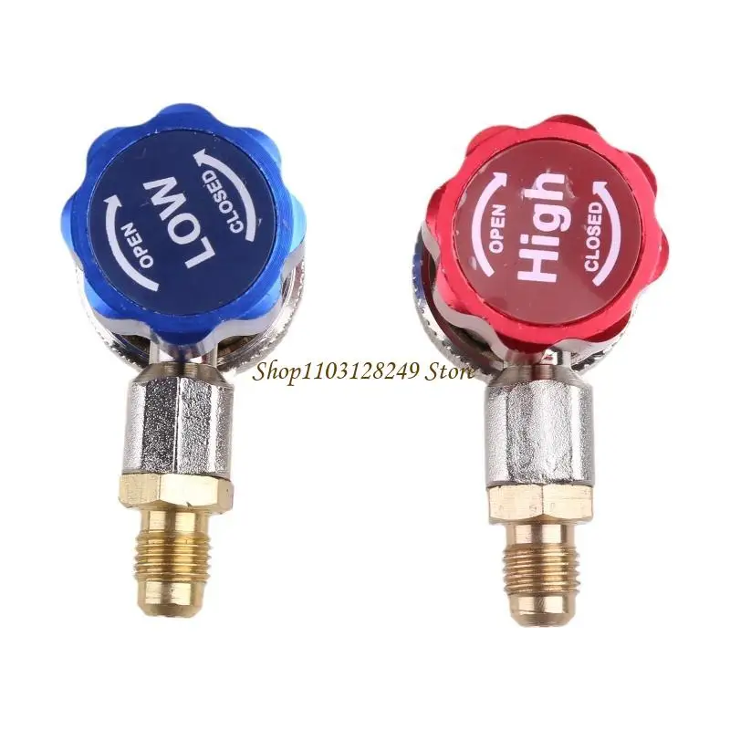 

N5KD 2X R134A Быстроразъемный переходник-переходник Детали кондиционера Манометр низкого/высокого HVAC