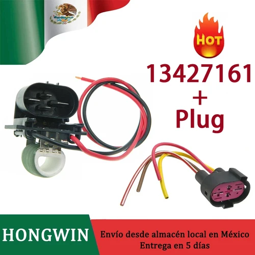 Imagen 1 del producto 13427161 Conector de resistencia de relé de ventilador de calentador de radiador para Chevrolet Cruze 1.4L 1.8L 2.0L Buick Verano 13427160 13289627