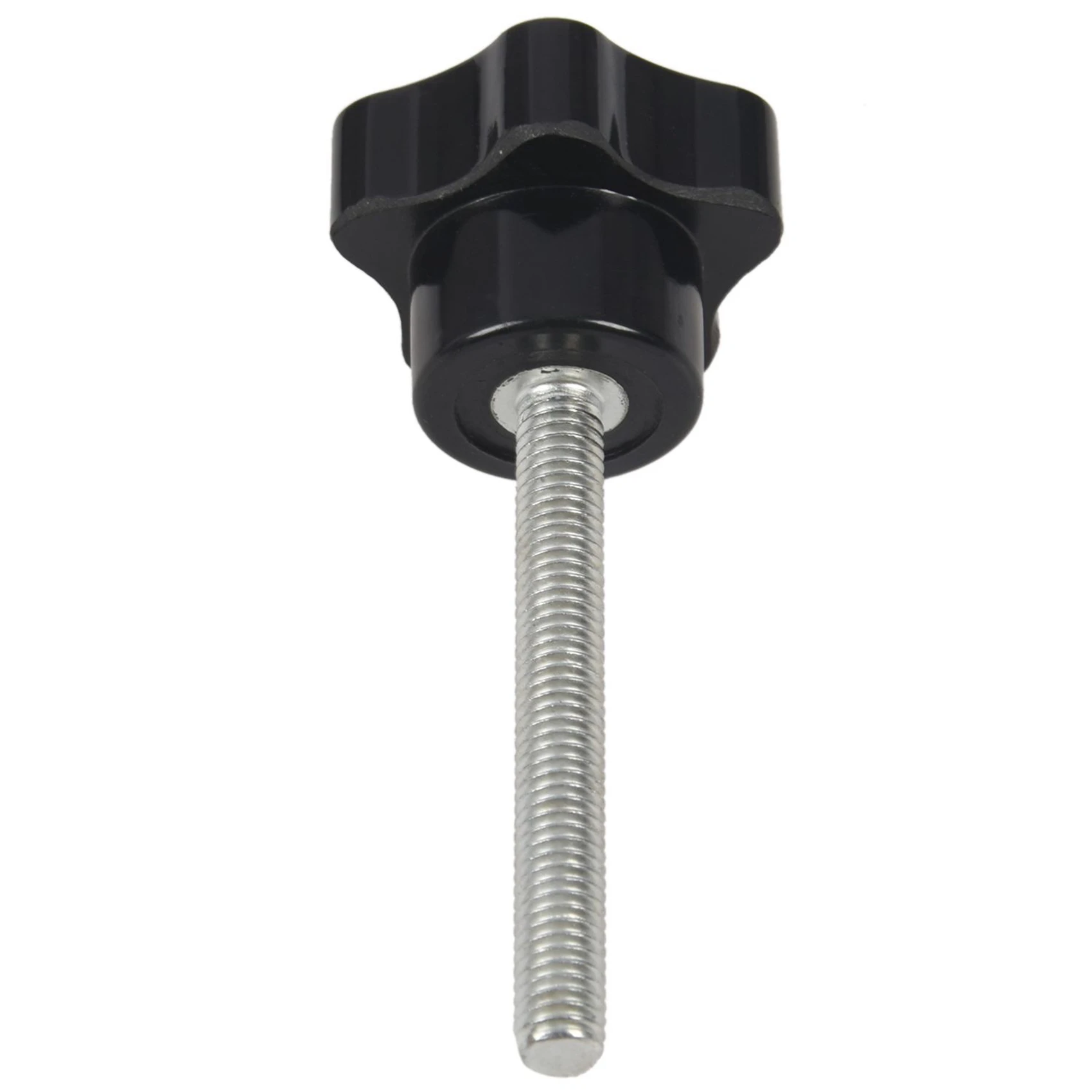 

A53Q-12 Pcs M6 X 50 Mm Locking Star-Shaped Plastic Head Male Thread Knob Grip