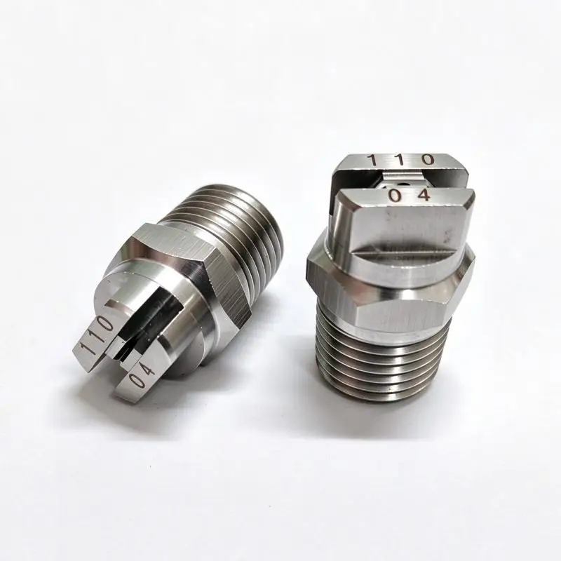 HVV 110 Degree Flat Fan Nozzle, High Pressure Cleaning HVV Jet Flat Fan Jet Spray Nozzles for Spraying Systems