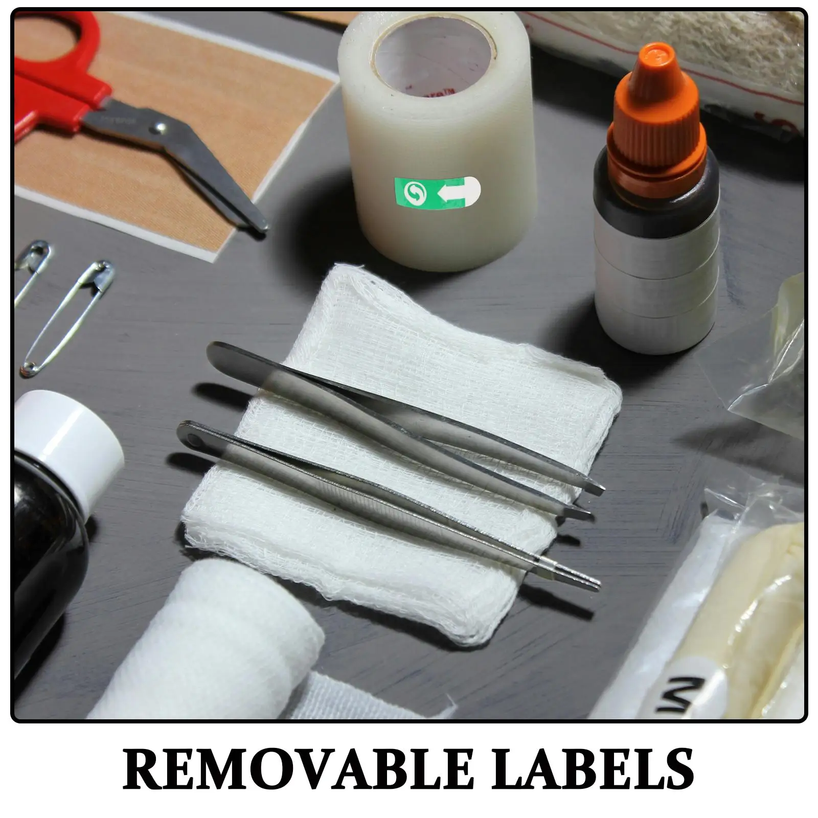 1000 Pcs Label Sealer Stickers Envelope Seals No Trace Glue Self Adhesive Indicator Sign