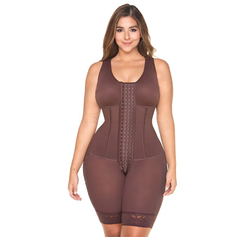 Breast-covering sleeveless one-piece breasted breast-covering shapewear