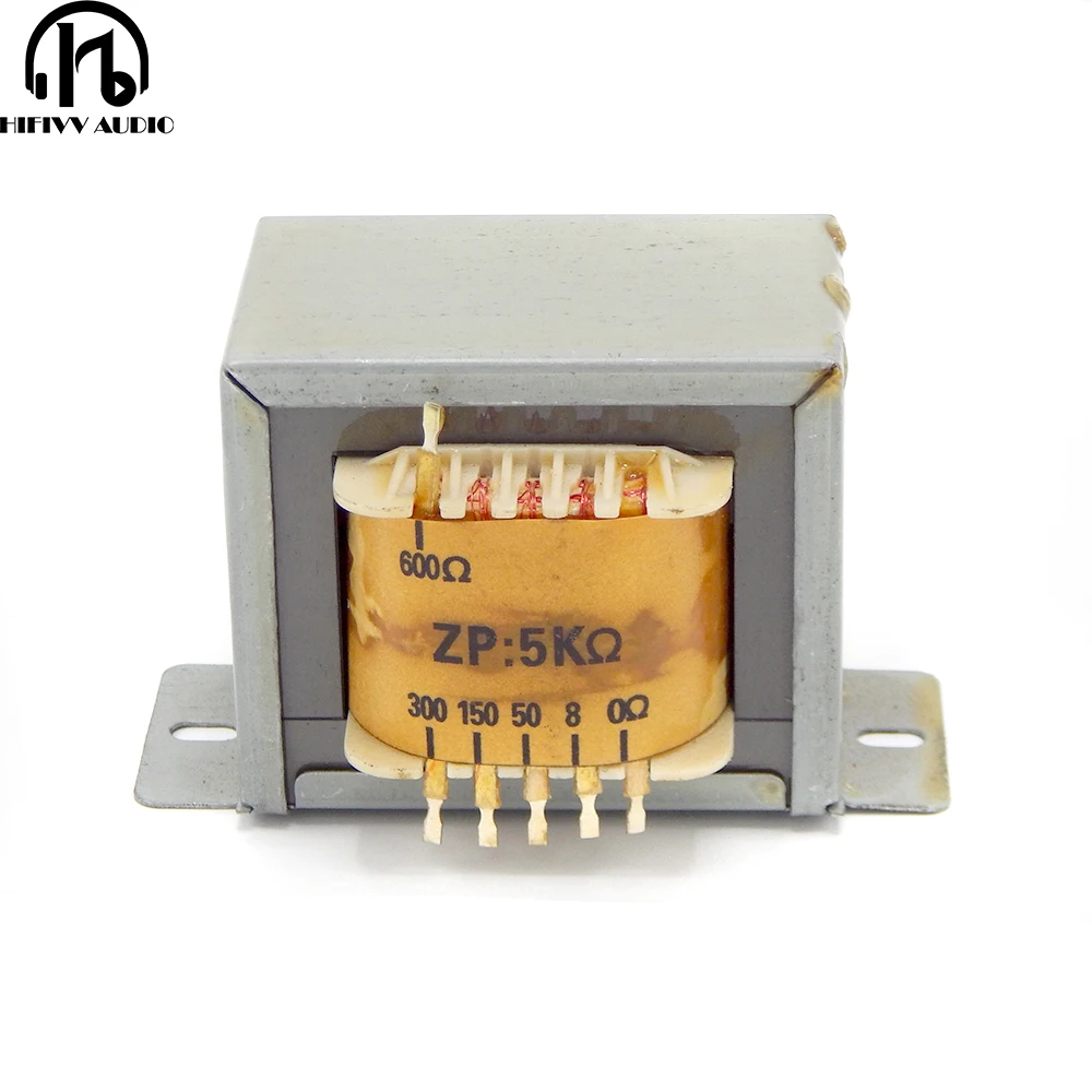 HIFI Audio Amplifier Square Transformer Tube AMP Headphone Amplifier Transformer 0 50 150 300 600Ohm 5W EL34 6N8P 12AX7