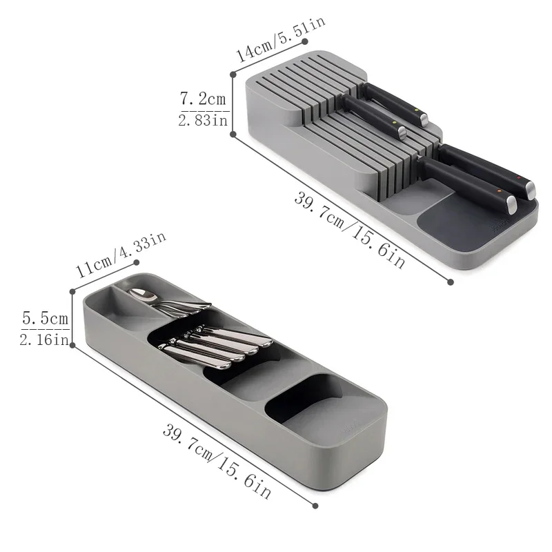 Spoon Storage Box Cutlery Tray Knife Holder Knife and Fork Storage Box Tableware Organizer Plateau Knife Block Holder Kitchen