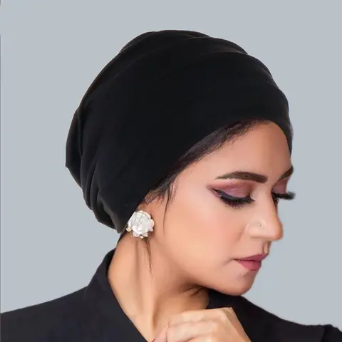 Muslimsk Crinkle Turban Cap Enfärgad Kvinnor Hijabs Islamisk Chemo Cap Huvudduk Dam Huvudband Hijab Halsduk 10 best sales turbanhalsduk - №10