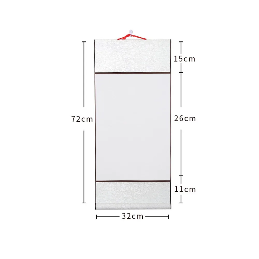 1M DIY Handwritten Letter Scroll Thickened Blank Chinese Calligraphy Scroll Calligraphy & Painting Hanging Scroll