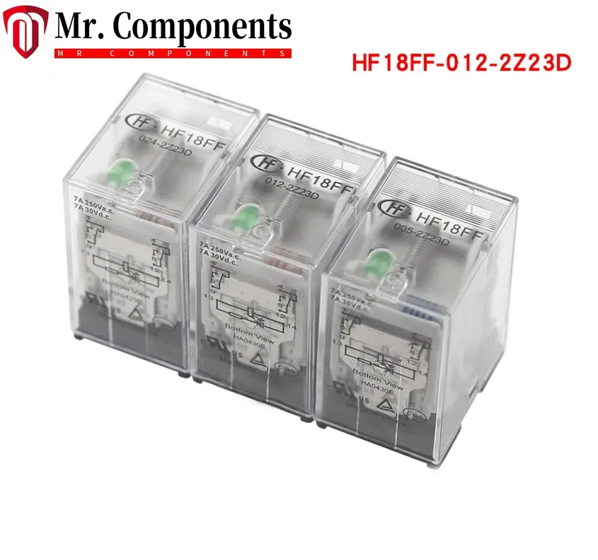 1PCS HF18FF-012-2Z2 12VDC Two Group Conversion 8-Foot Printed Board Installation 7A Hongfa Relay JZX-18F Power Relays In stock