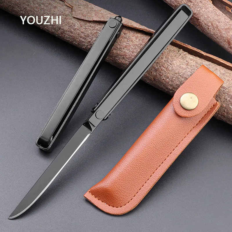 Mini Mechanical Stainless Steel Folding Knife, Multifunctional EDC Knife, Window Breaking Survival Portable Outdoor Knife