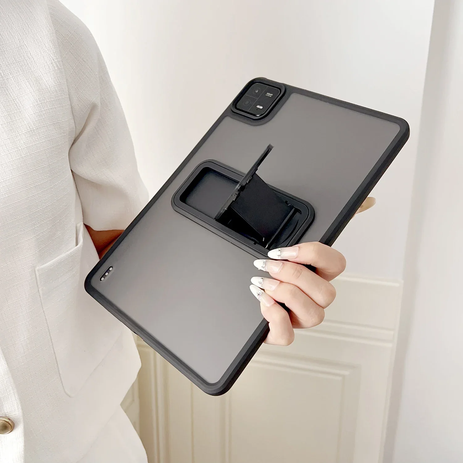 Matte Stand Case For Xiaomi MI Pad 8 7 6 5 Pro 6S Redmi Kpad Pad 2 SE 8.7 11 inch Tablet Case Adjustable Kickstand Hard Cover