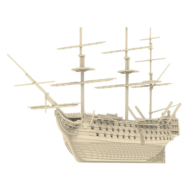 Kit modello assemblato Neverland Hobby 77001 HMS Victory Kit interno completo (con parti stampate 3D) Scala 1/700