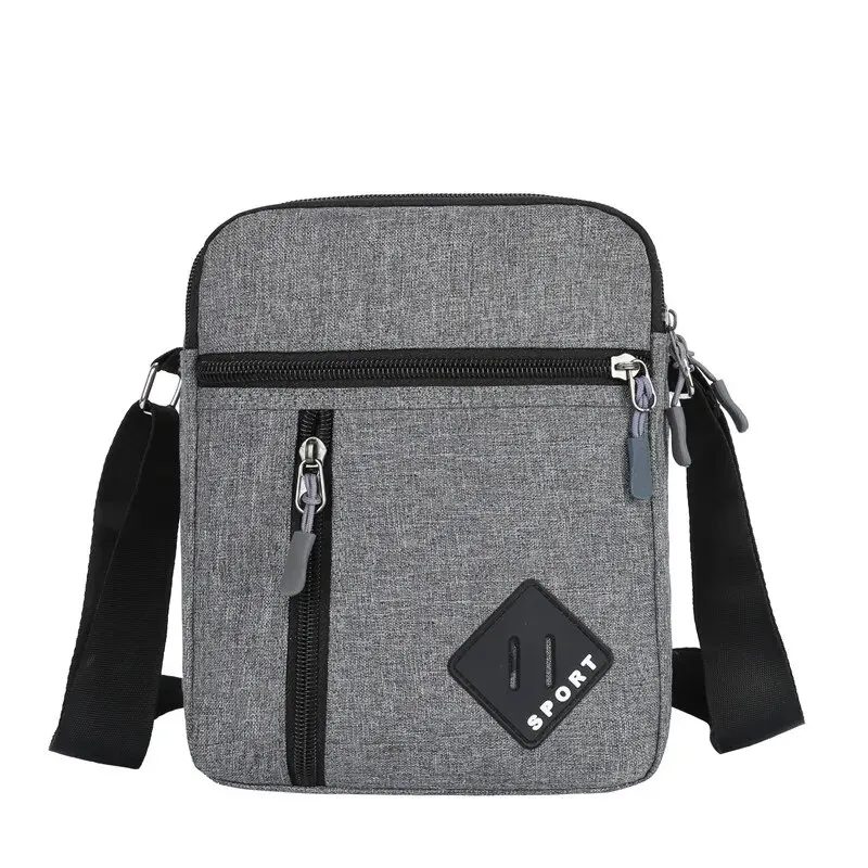 Bolso de pecho minimalista de tela Oxford, bolso de hombro cruzado portátil para hombres, ocio al aire libre, nuevo