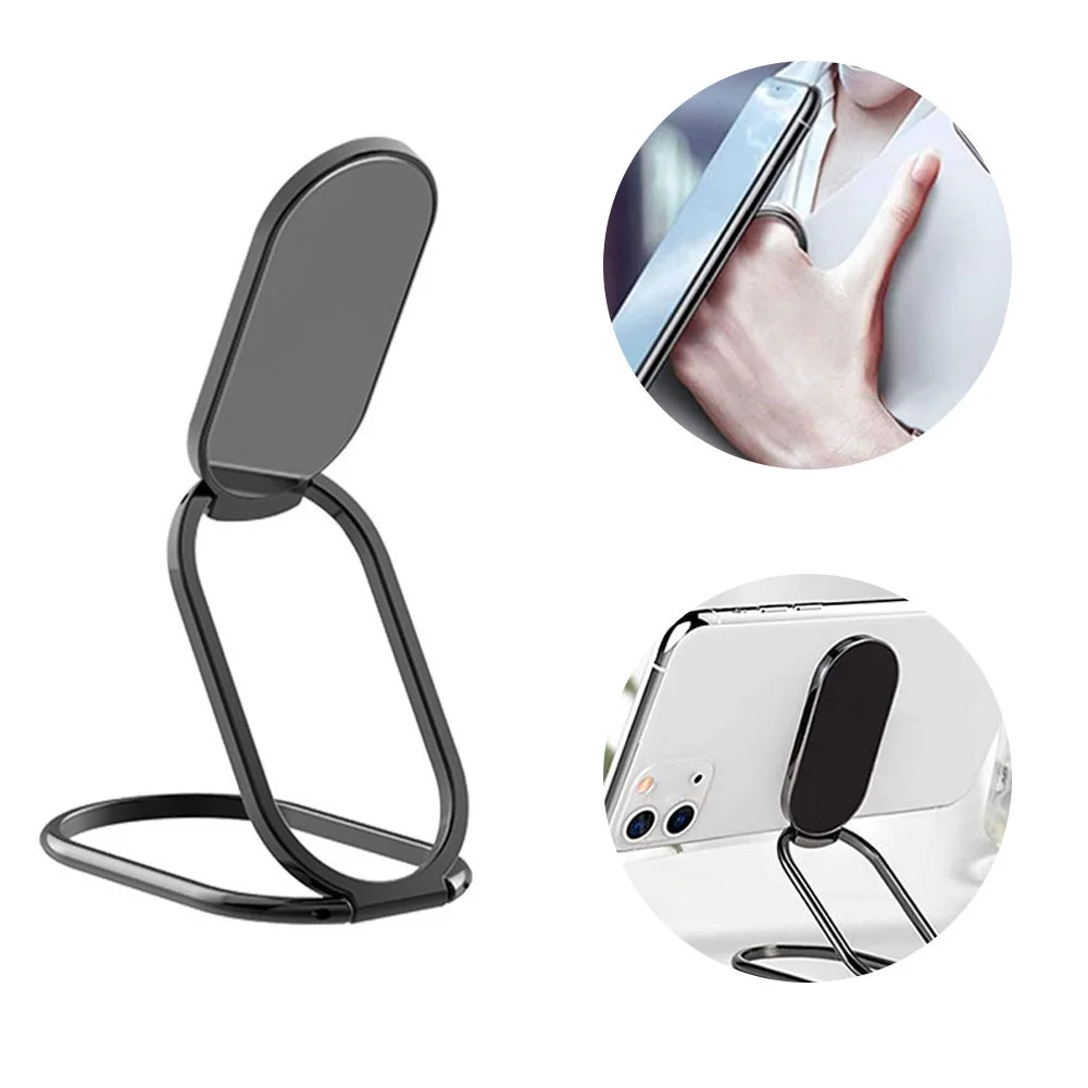 

360° Rotation Mobile Phone Ring Holder Adjustable Finger Holder Foldable Stand Magnetic Car Holder For Mobile Phones Tablets